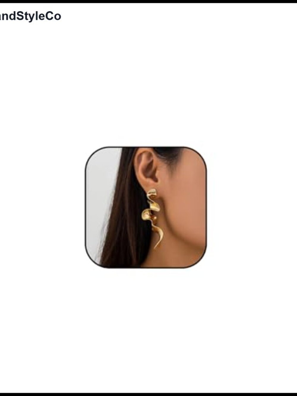 Gold Geometric Drop Earrings Boho Long Statement Dangle Hypoallergenic Jewelry